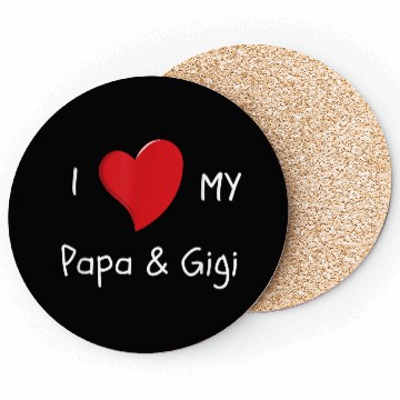 Discover I Love My Papa Gigi Coasters