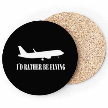 Discover Aviation Airplane Airline Pilot Gift rather flying Coasters
