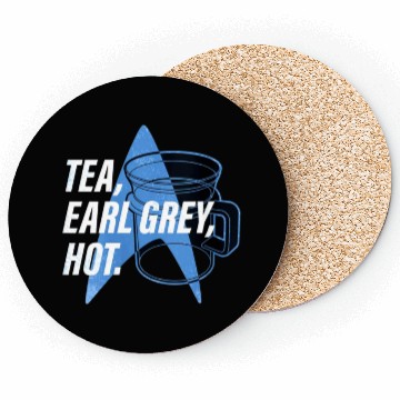 Discover Next Generation Tea Earl Grey Graphic Coasters