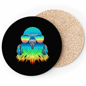 Discover Pigeon Dove Music DJ - Bird Collection Coasters