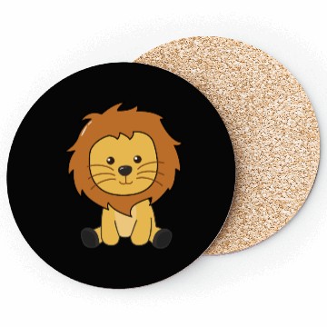Discover Lion Cute Animals For Kids Lion King Coasters