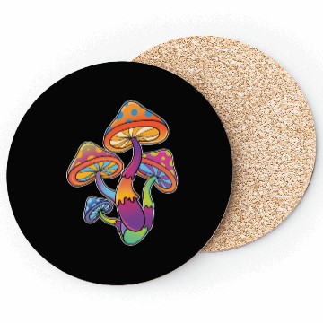 Discover Magic Mushrooms Psychedelic Shrooms Coasters
