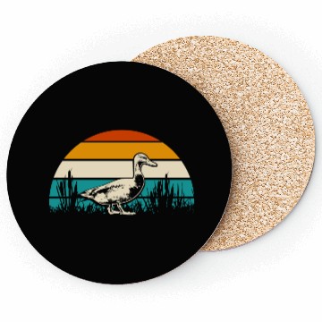 Discover Duck hunting animal welfare gift idea Coasters