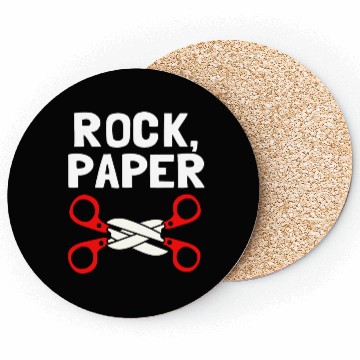 Discover Rock Paper Scissors Lesbian LGBT LGBTQ Coasters