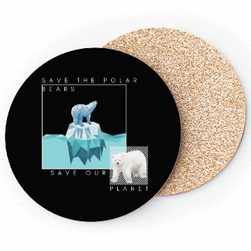 Discover Save the Polar Bears Coasters