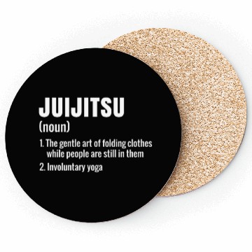 Discover Funny Jujutsu JuJitsu Ju-Jitsu Definition Coasters
