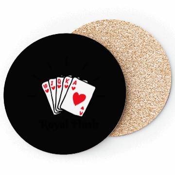 Discover Royal Flush Poker Coasters