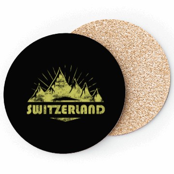 Discover Swiss Mountains And Alps Switzerland Coasters
