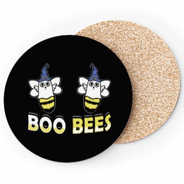 Discover Boo Bee Funny Halloween Coasters