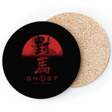 Discover Ghost Of Tsushima Ghost In Rising Sun Coasters