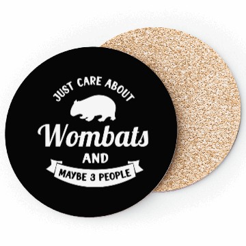 Discover Only Wombats Coasters