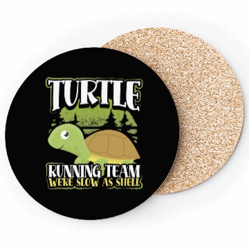 Discover Turtle Running Team Coasters