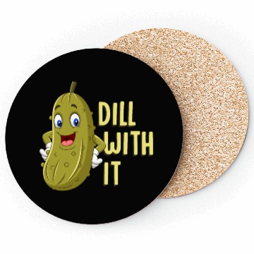 Discover Pickles, Pickles Pickle, Food Coasters