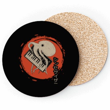 Discover Japanese Analog Synthesizer Octopus Synth Music Coasters