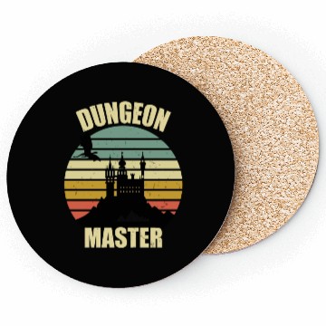 Discover Dungeon Master - Bez I'm DM Smiles Retro Dragon Coasters