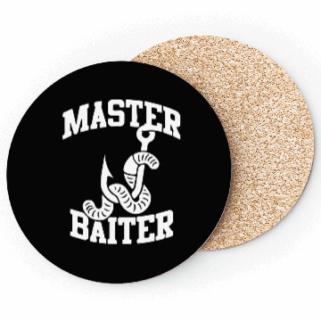 Discover master baiter- fishing gift Coasters