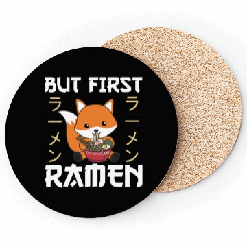 Discover Fox Powered By Ramen Cute Kawaii Foxes Coasters