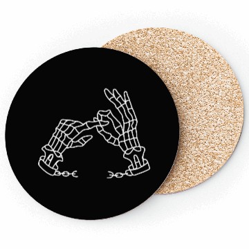 Discover Skeleton Hands Funny Coasters