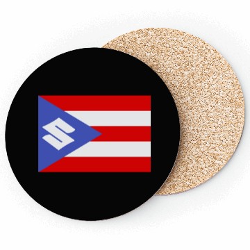 Discover Suzuki Puerto Rico Flag Coasters