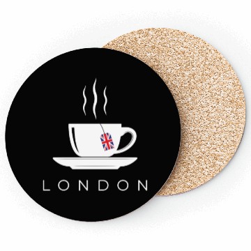 Discover London English Tea England Union Jack British Gift Coasters