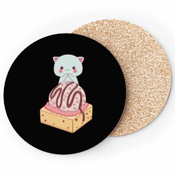 Discover Cute Sweet Ice Cream Cake Coasters