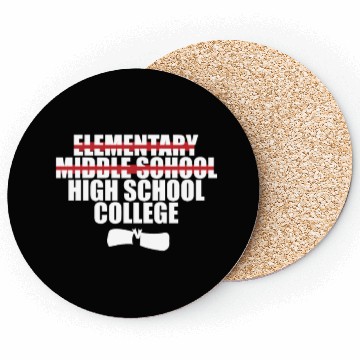 Discover Middle School Graduation Coasters