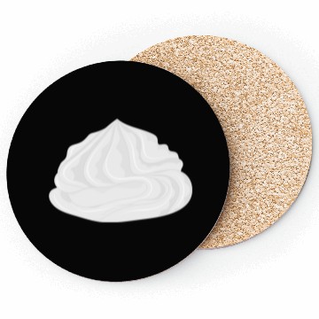 Discover snow-white delicious whipped cream for garnish Coasters