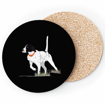 Discover Bird Hunting Hunter English Pointer Dog Coasters