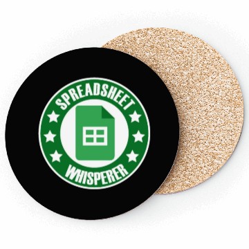 Discover Spreadsheet Whisperer Excel Accountant Accounting Coasters