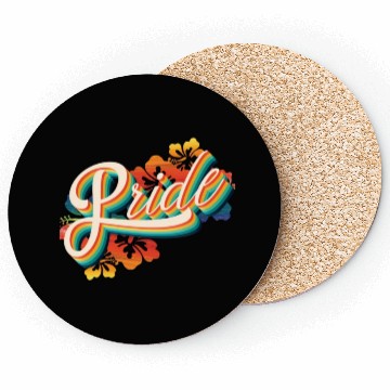 Discover hibiscus Pride LGBTQ+ Coasters