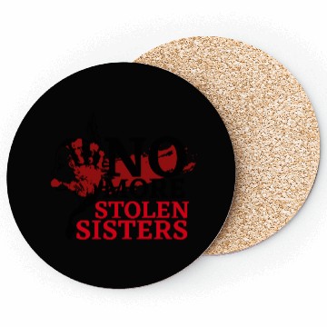 Discover No MS Sisters/MMIW Girl Native American Coasters