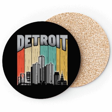 Discover Detroit Michigan Coasters
