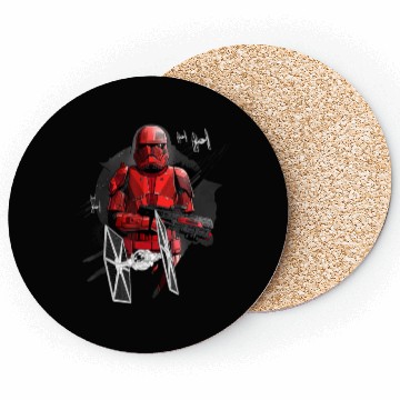 Discover Star Wars The Rise of Skywalker Red Trooper Coasters