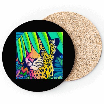Discover Leopard in the jungle Coasters