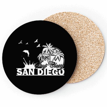 Discover San Diego Cool Logo Funny Coasters