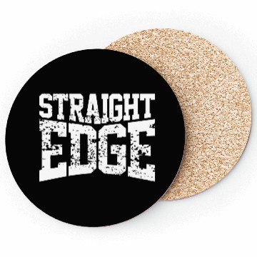 Discover straight edge society Coasters