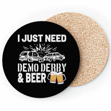 Discover Demolition Derby Demo Derby Dirt Track Gift Idea Coasters