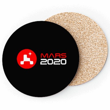Discover mars perseverance logo Coasters
