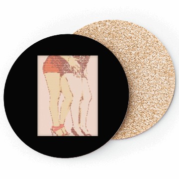 Discover Poster Pixels hot lesbians, vintage Coasters
