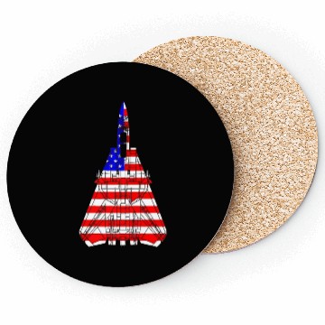 Discover United States F 14 Tomcat Flag Coasters