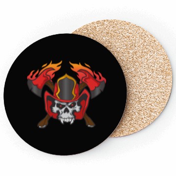 Discover Job Flame Skull Coasters