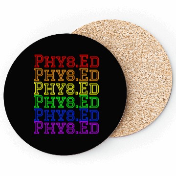 Discover Physical Education Teacher- Rainbow Phys.Ed Coasters