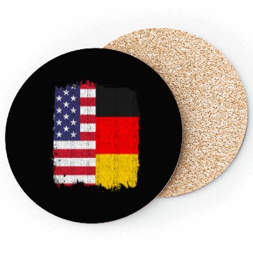 Discover German American US Flag Germany Coasters