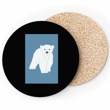 Discover Polar bear cub Coasters
