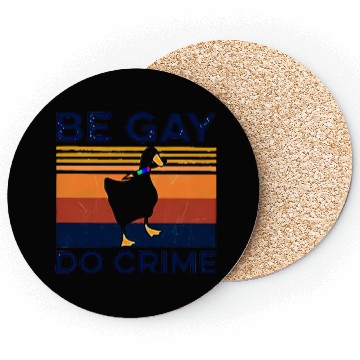 Discover Duck BGD crime Coasters