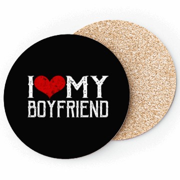 Discover i love my bf Coasters