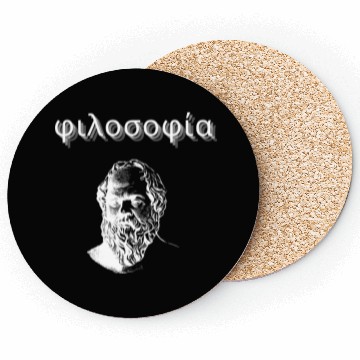 Discover Greek Philosophy - Socrates Coasters