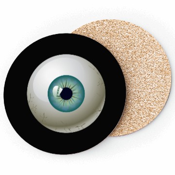 Discover Eyeball Horror Green Eyes Coasters