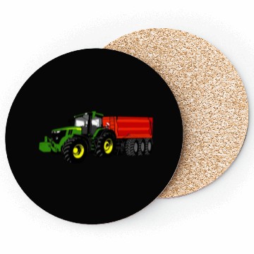 Discover Tractor - farmer - agriculture - farm Coasters