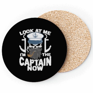 Discover Captain Boat Lovers Fishermen Sailing Boating Coasters